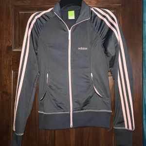 furry adidas jacket